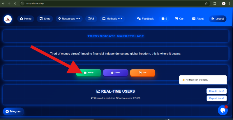 How to Make a Purchase on TorSyndicate